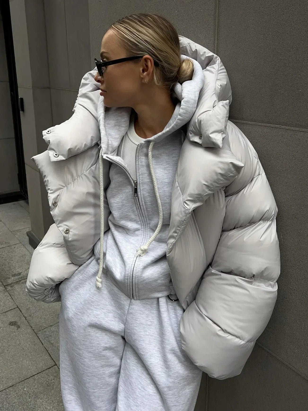 Veste à capuche WarmeWinter | Veste d'hiver élégante et chaude pour femmes