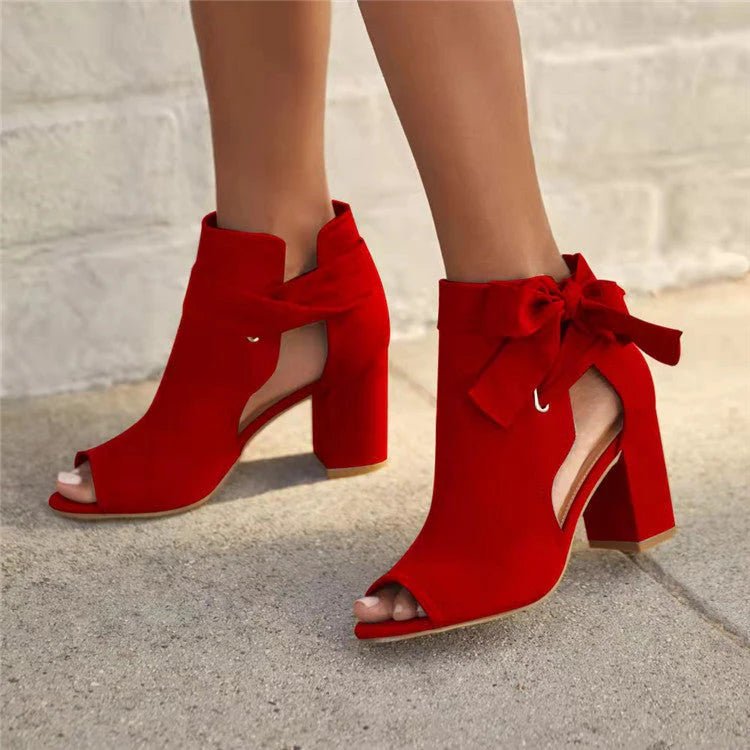 Elegante Stöckelschuhe mit Krawatte - Lilliana