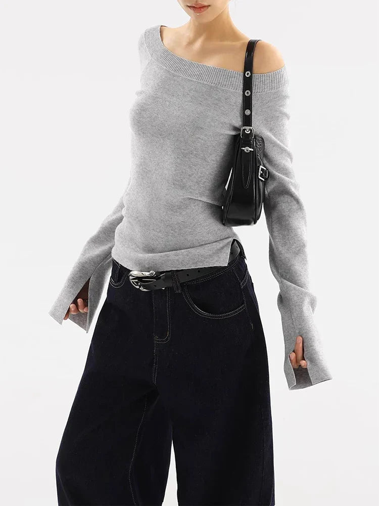 Schicke Off-Shoulder-Pullover für Frauen | Stilvolle und Bequeme Herbstmode