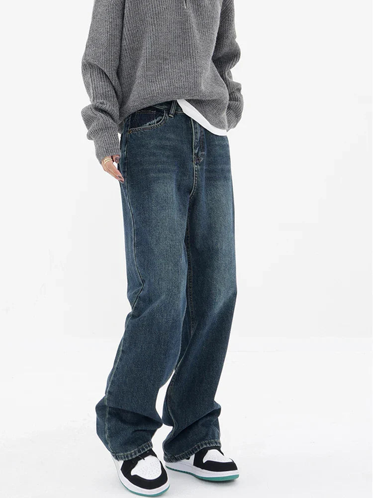 Jean vintage taille haute | Streetwear élégant et confortable