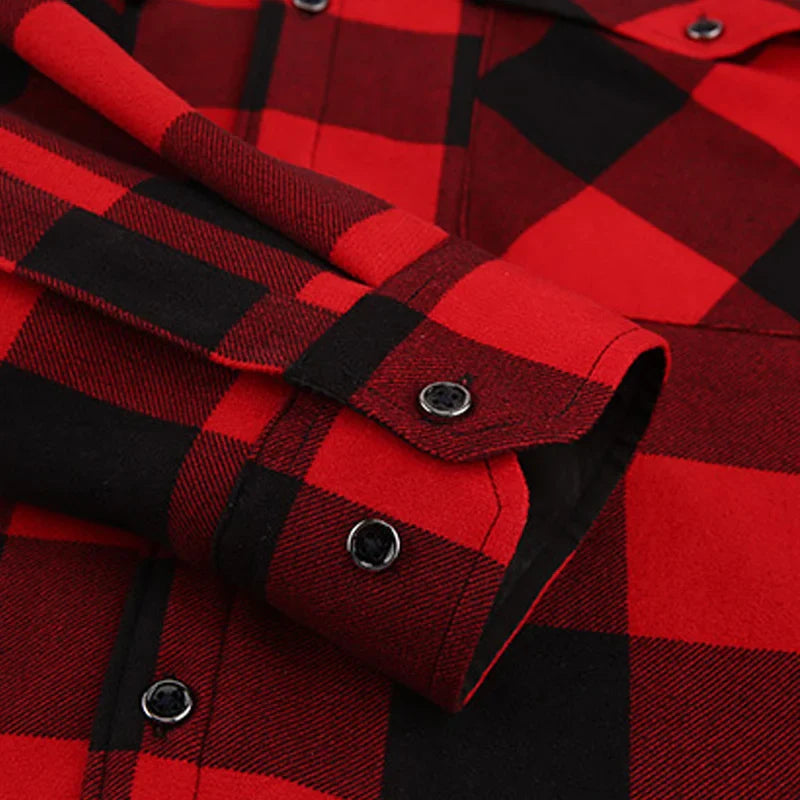 Felpe con cappuccio in flanella da uomo eleganti | Calore ed eleganza casual