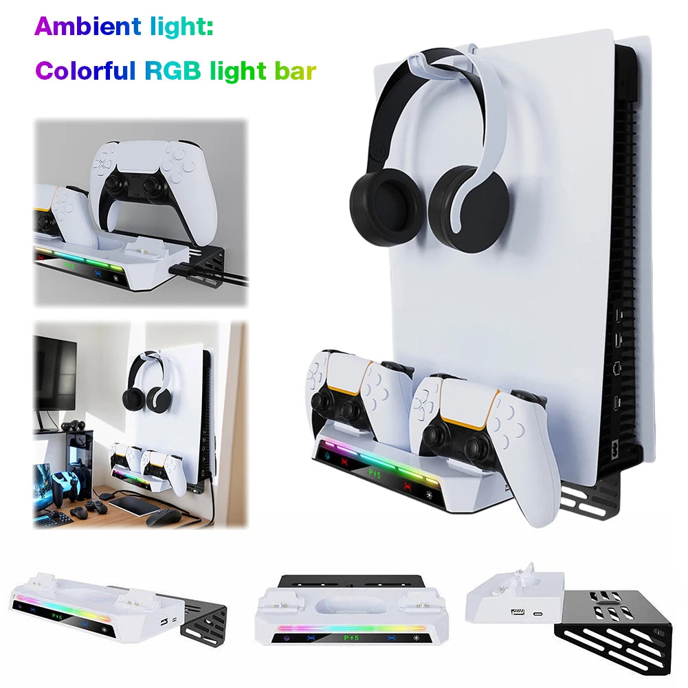 GameMount – Wandhalterung für Konsole mit RGB & Kabelmanagement | Kühlung & Ordnung fürs Gaming-Setup
