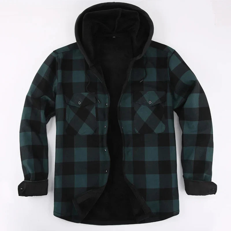 Felpe con cappuccio in flanella da uomo eleganti | Calore ed eleganza casual