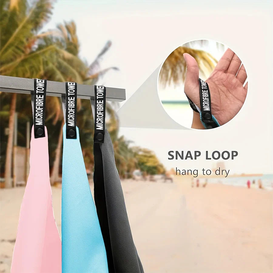 Super Handtuch für Sport und Strand - schnell trocknend und leicht