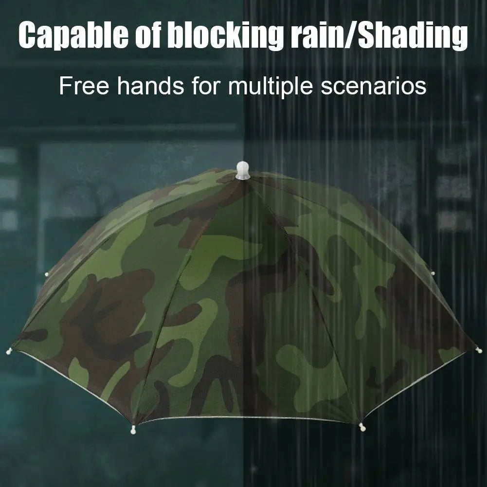 Faltbarer Sonnenhut Regenschirm | Schutz vor Sonne und Regen