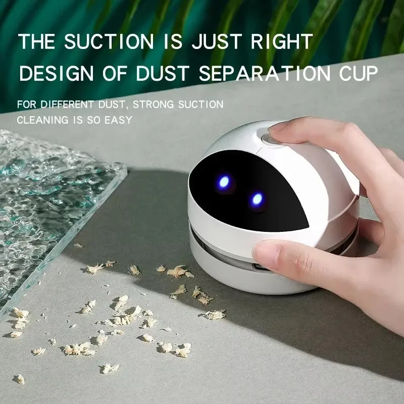Kleiner Roboter Tischstaubsauger – Sauberer Schreibtisch im Nu