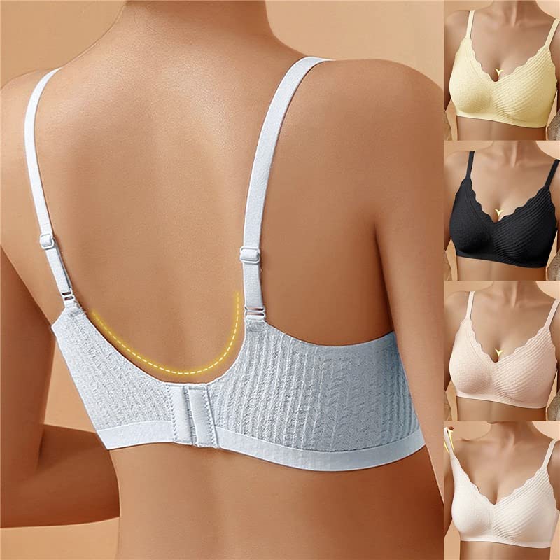 Sommer Laser Cut Push-Up BH – Nahtloser, kabelloser Bra aus Eissilk