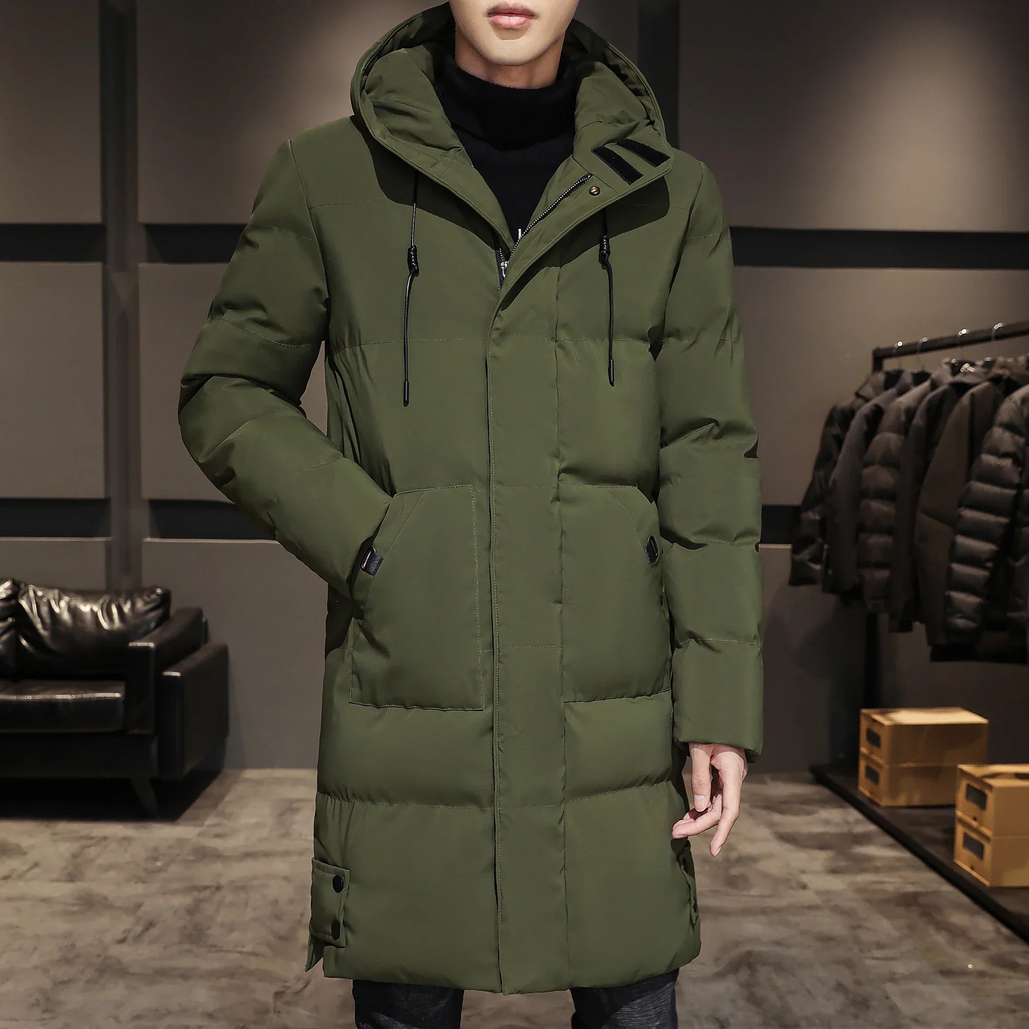 Cappotto da uomo lussuoso e caldo in piuma d'anatra | Leggero e elegante
