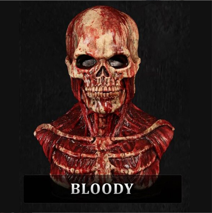 Maschera teschio inquietante | Maschera teschio creepy per un Halloween spaventoso