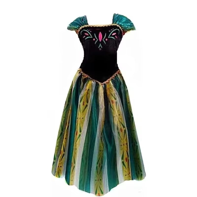 FairyGown Prinzessinnenkleid Anna – Blaues Cosplay-Kostüm für Erwachsene