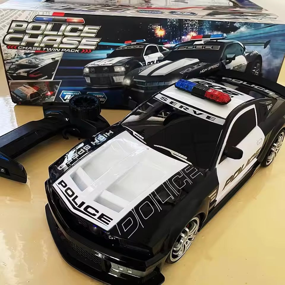 SpeedMax – RC politi bil 1:12 med LED & 2,4 GHz fjernbetjening