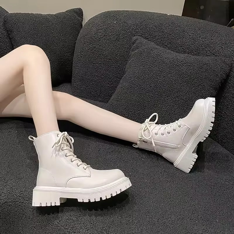 Lunavera – Women's Boots Made of Soft Leather Non-Slip – Everyday & Winter