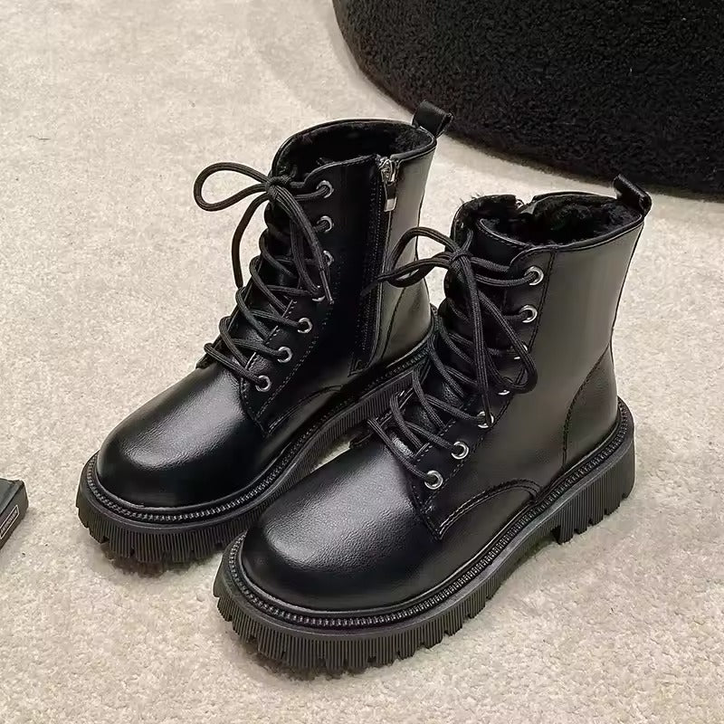 Lunavera – Women's Boots Made of Soft Leather Non-Slip – Everyday & Winter