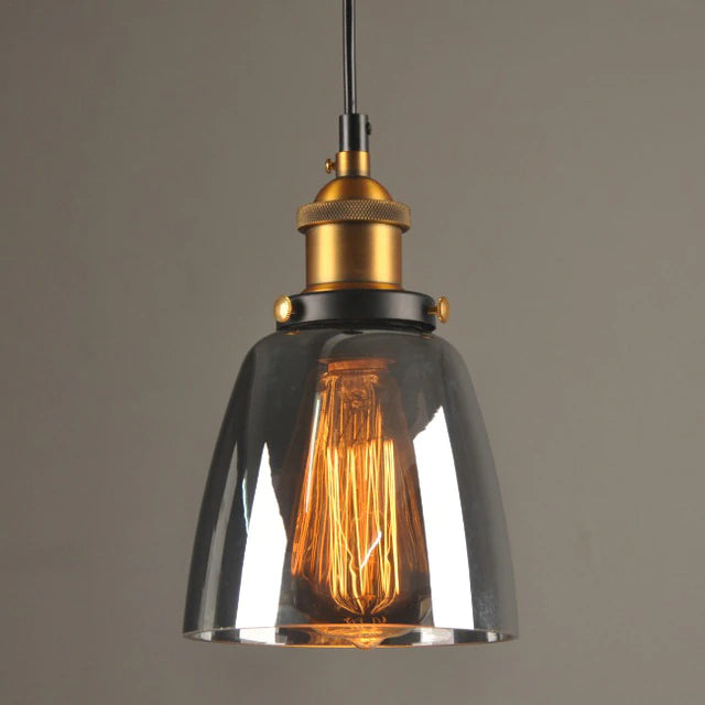LumiVance – Kristall Hängelampe modern – Zylinder Glas & warmes Licht