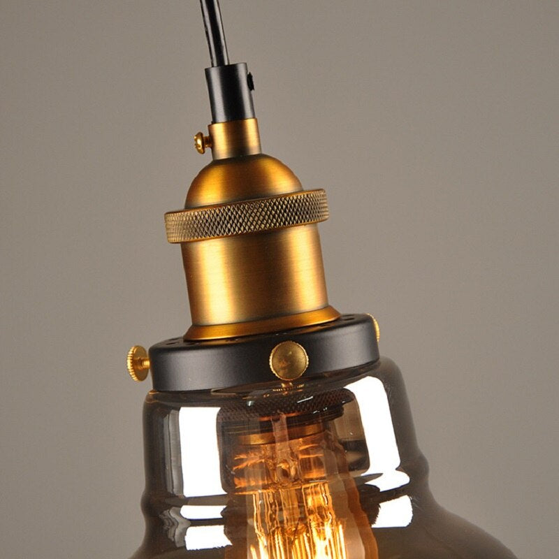 LumiVance – Kristall Hängelampe modern – Zylinder Glas & warmes Licht