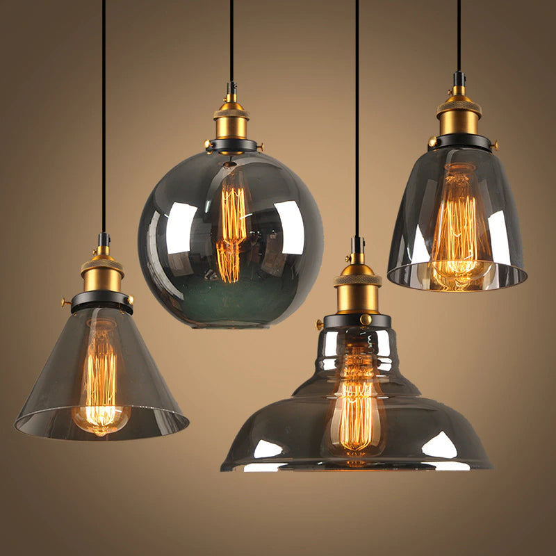 LumiVance – Kristall Hängelampe modern – Zylinder Glas & warmes Licht