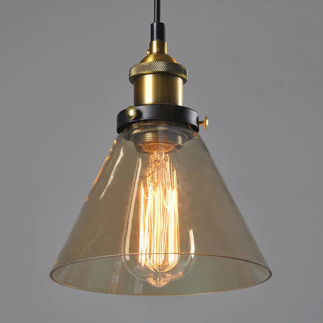 LumiVance – Kristall Hängelampe modern – Zylinder Glas & warmes Licht