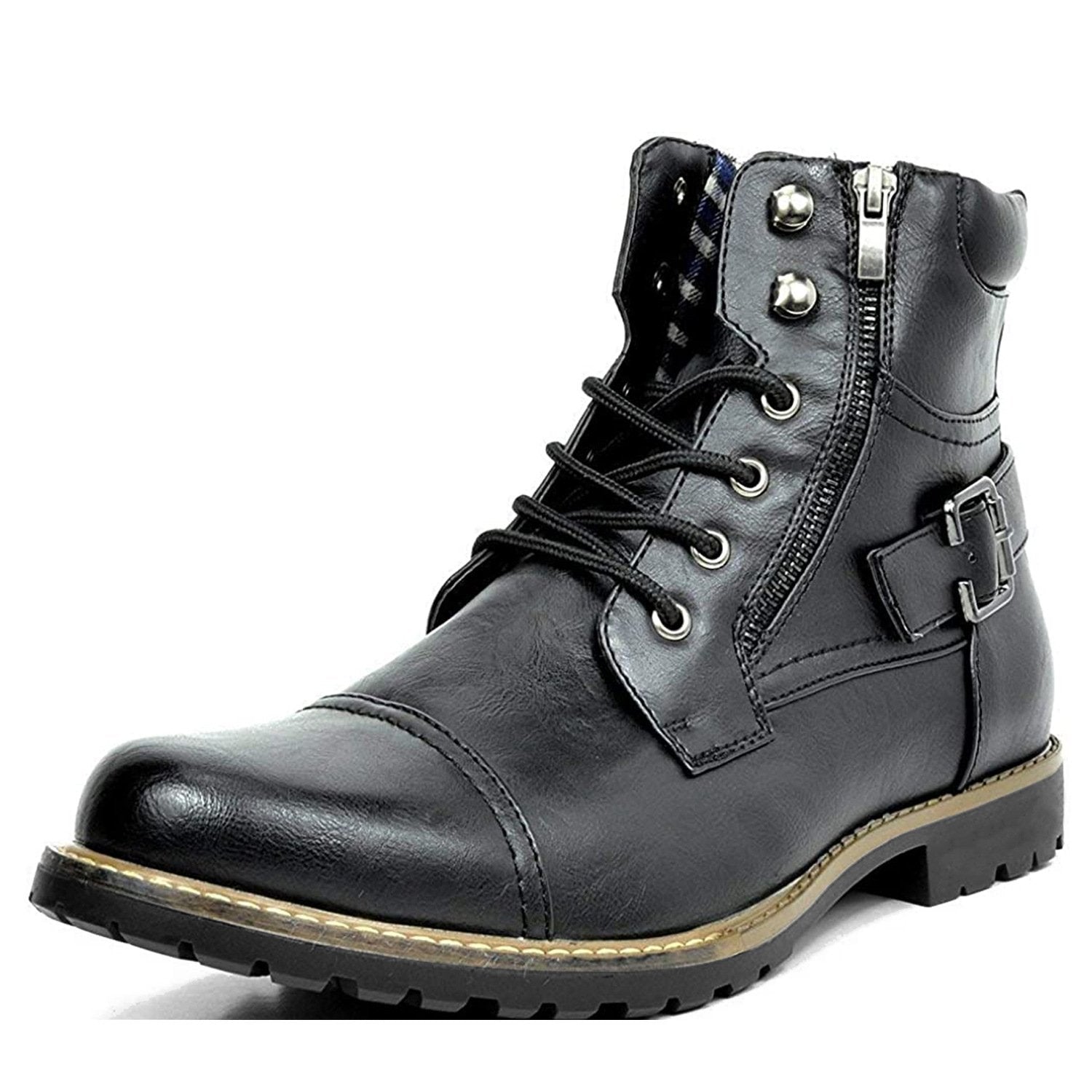 Eric| Motorrad-Stiefel aus echtem Leder