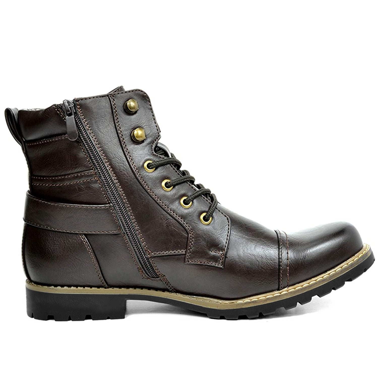 Eric| Motorrad-Stiefel aus echtem Leder