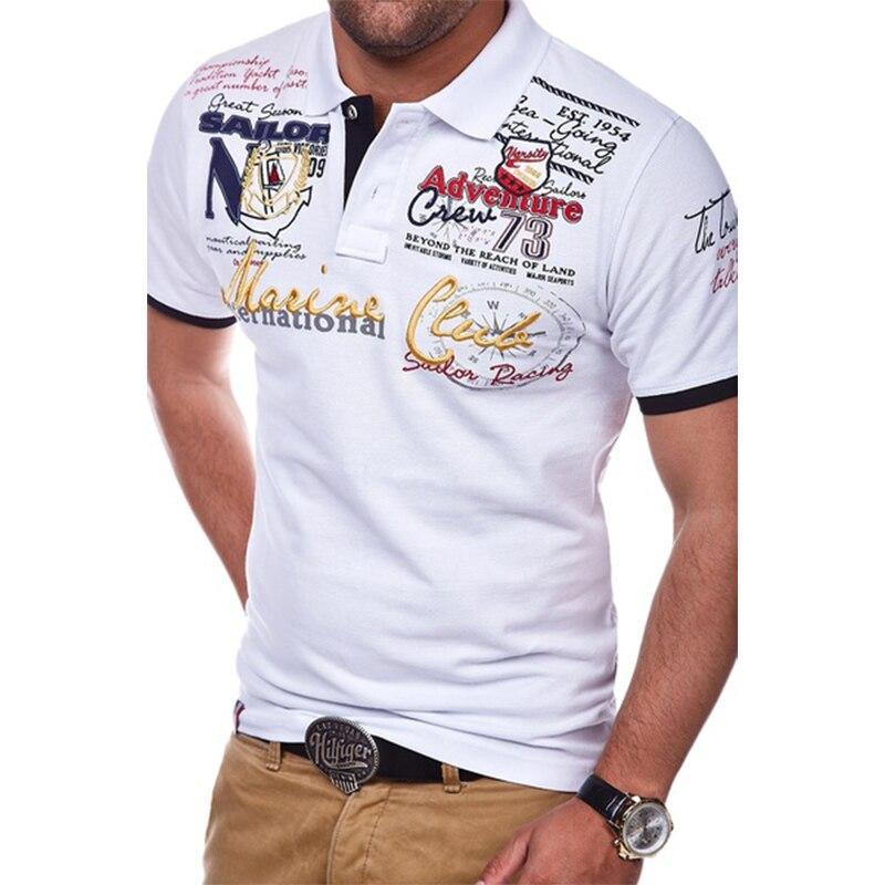 Edgar - Poloshirt mit Schriftzug für Männer