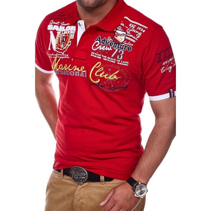 Edgar - Poloshirt mit Schriftzug für Männer