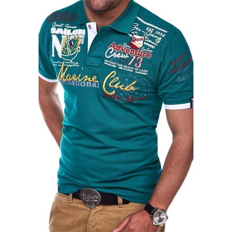 Edgar - Poloshirt mit Schriftzug für Männer