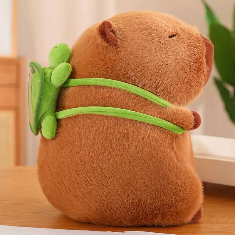 Capybara Plüschtier – Weiches Kurzplüsch & Verspieltes Rucksackdesign für Kuschelige Momente