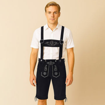 Trachtenwitz – Herren-T-Shirt mit Lederhosen-Grafik – Dein humorvoller Wiesn-Look