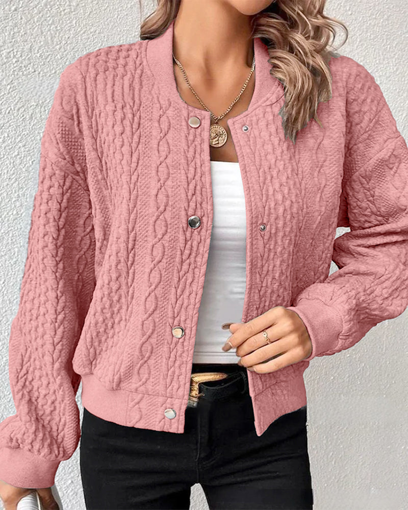 Klassische Strickjacke mit Knöpfen - Bridie