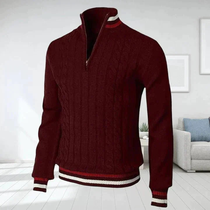 Kuscheliger Zopfstrickpullover für Männer - Silvain