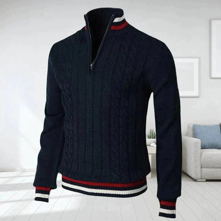 Kuscheliger Zopfstrickpullover für Männer - Silvain