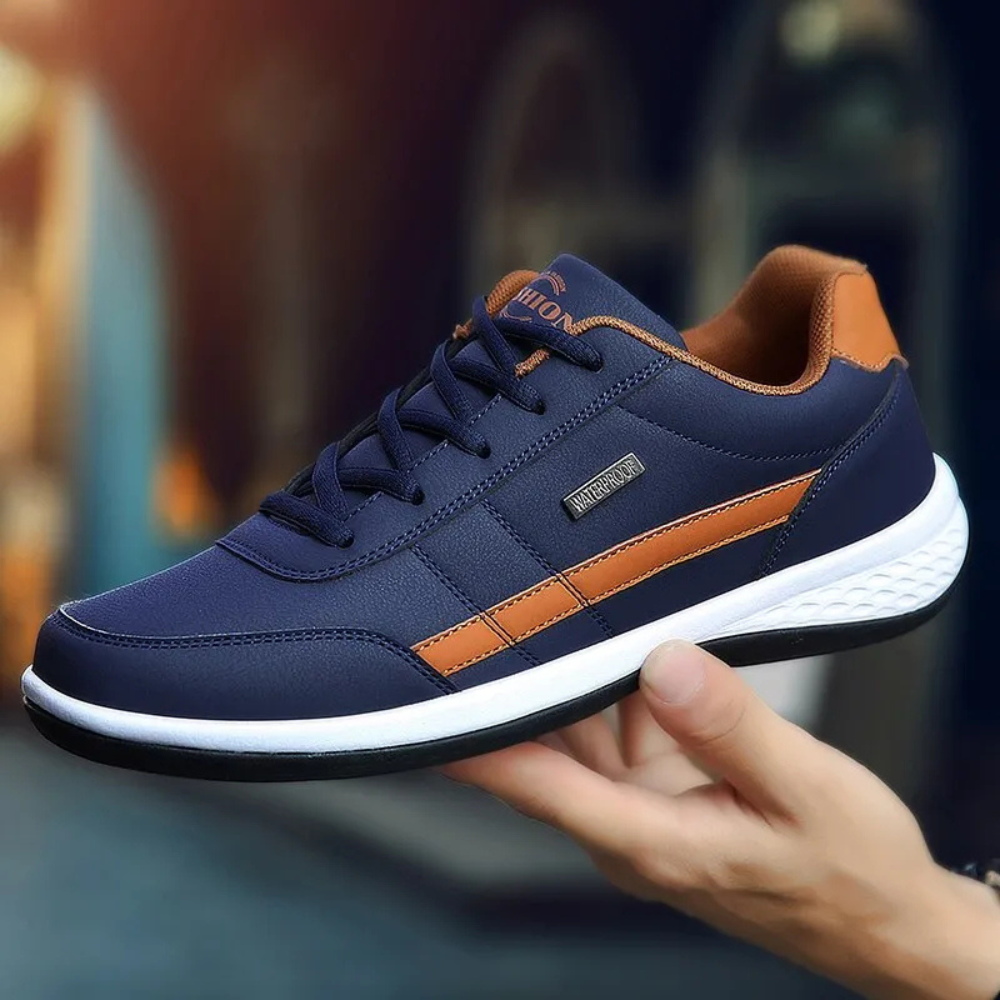 Avinero – herresneaker i læder med ortopædisk indersål
