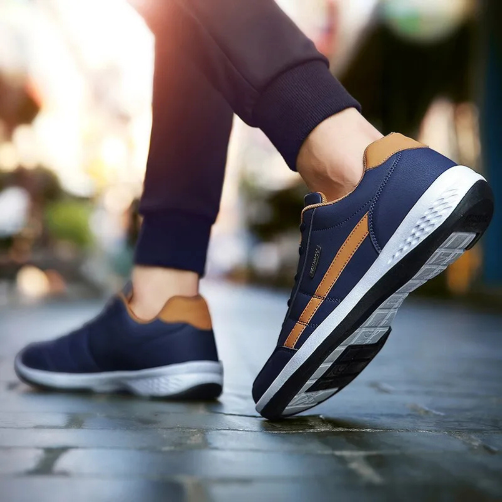 Avinero – herresneaker i læder med ortopædisk indersål