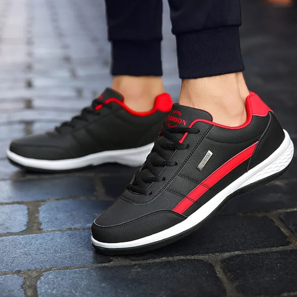 Avinero – herresneaker i læder med ortopædisk indersål