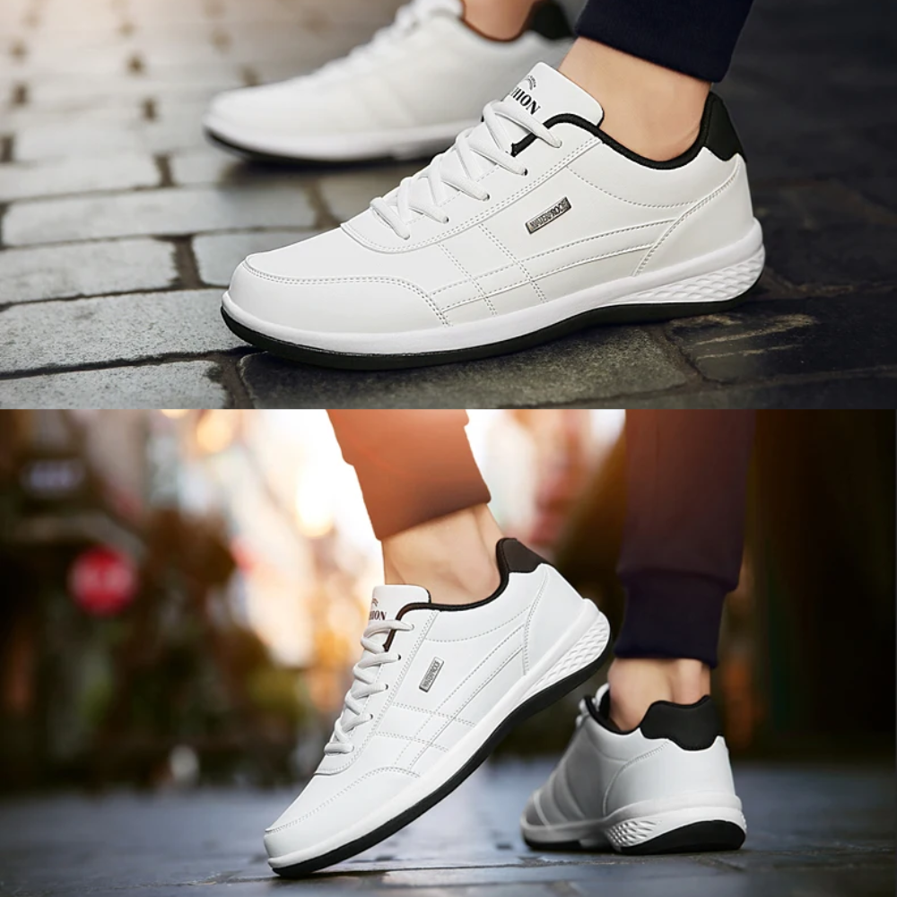 Avinero – herresneaker i læder med ortopædisk indersål