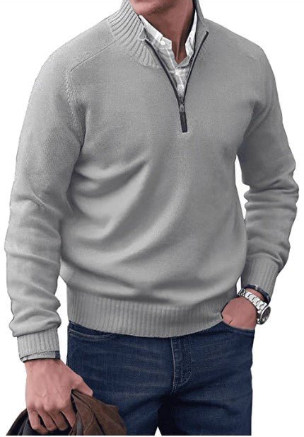 Lennard I maglione da uomo con cerniera – elegante e comodo