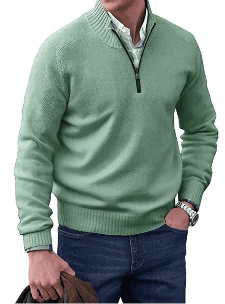 Lennard I maglione da uomo con cerniera – elegante e comodo