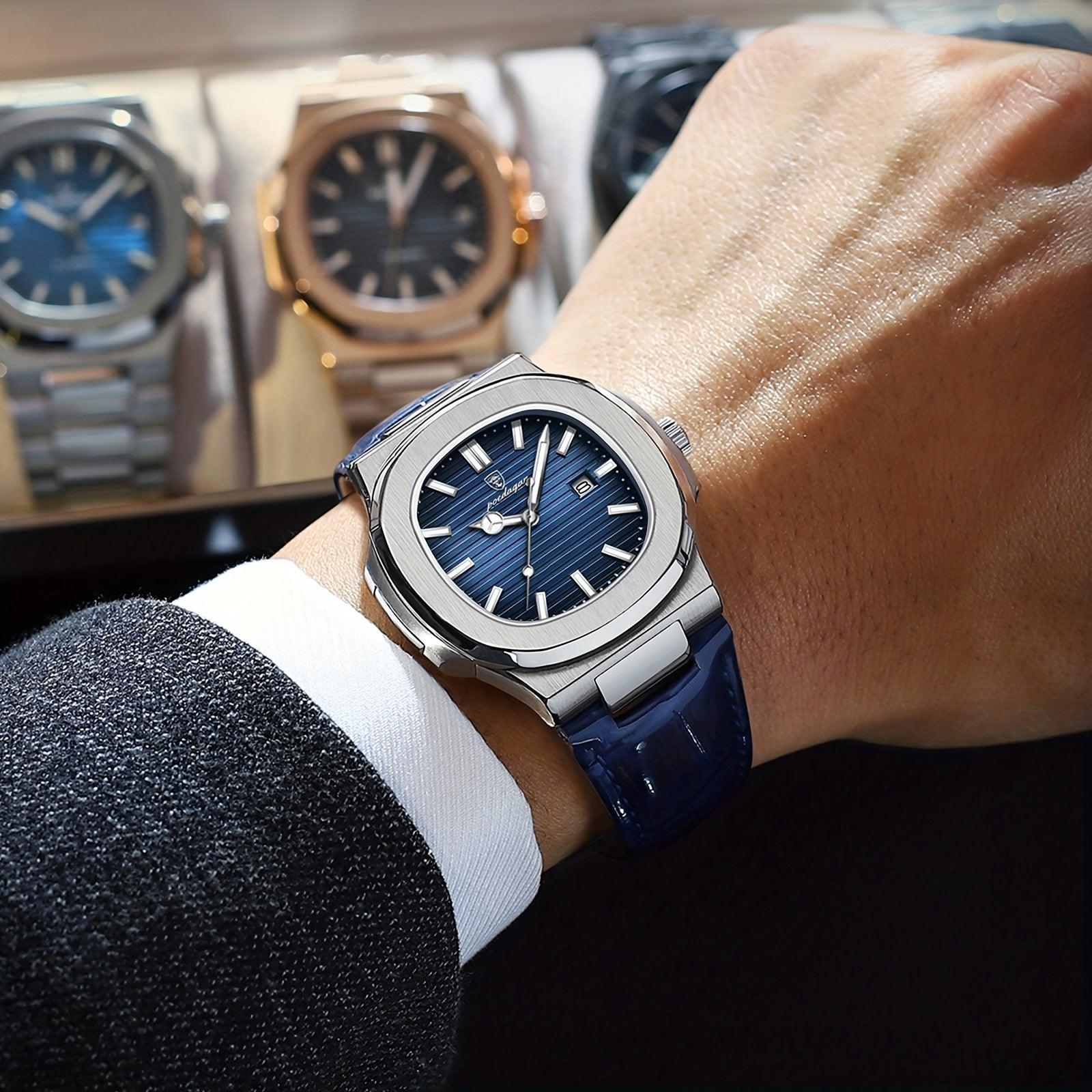 Livio – Herren-Armbanduhr mit Quarzwerk & kratzfestem Hardlex-Glas