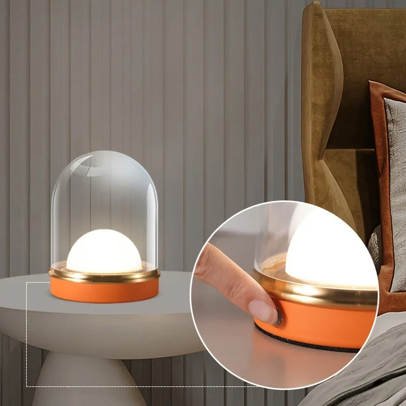 Lampada da tavolo semplice e creativa per atmosfere con sensore tattile
