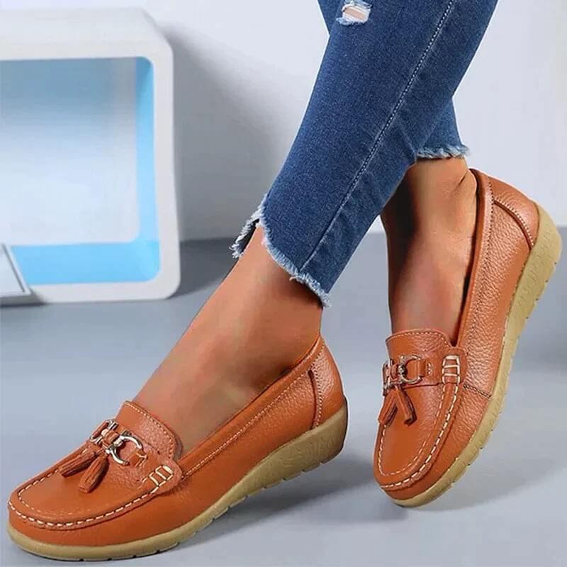 Mari – Elegante Leder-Halbschuhe mit Komfort-Technologie