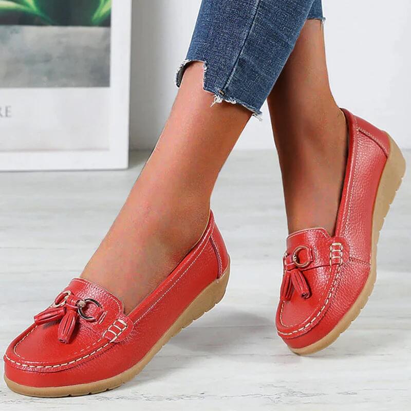 Mari – Elegante Leder-Halbschuhe mit Komfort-Technologie
