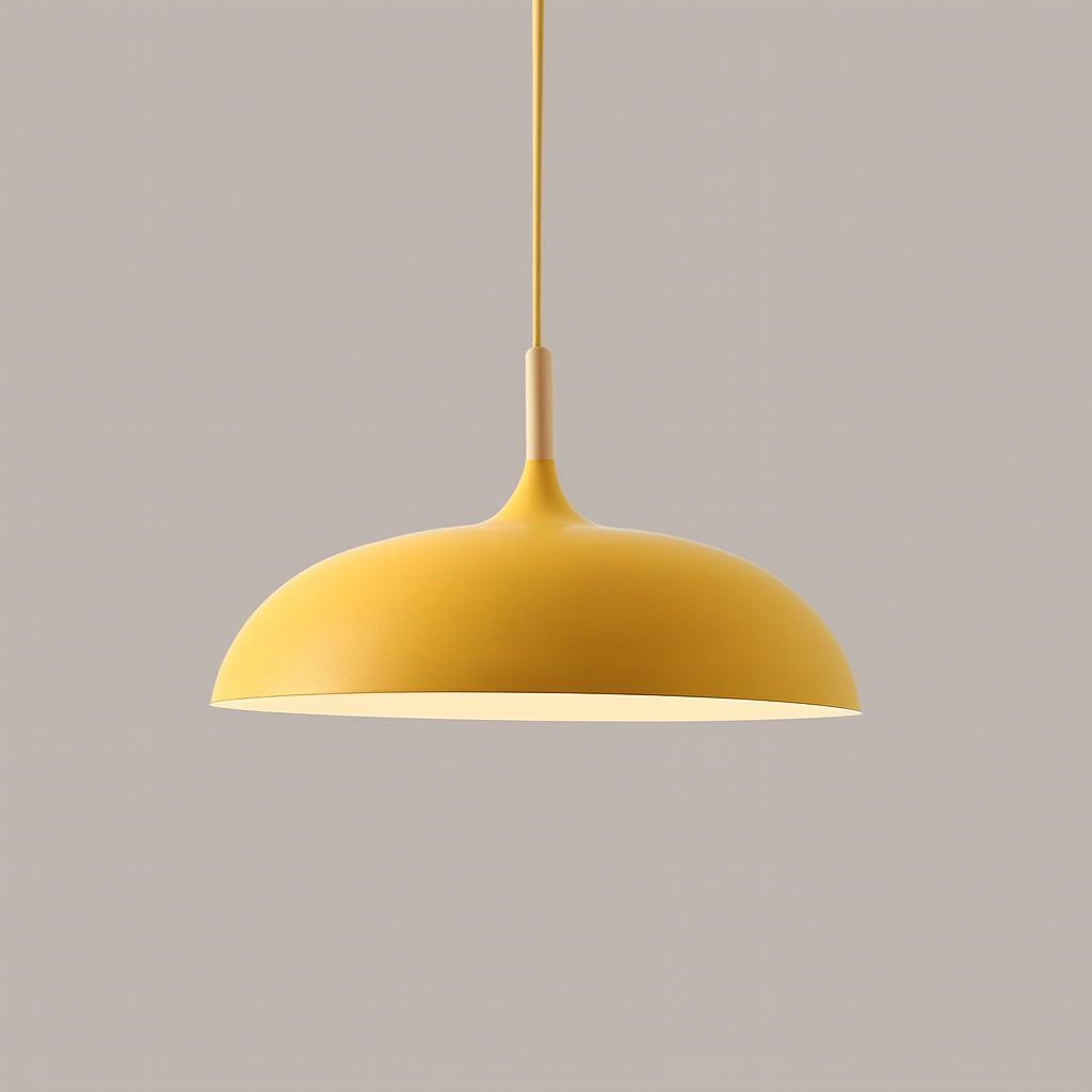 Nordylight – Pendelampe Pastel Metal & Træ – Justerbar Retro Design