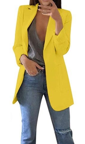 Eleganter und stilvoller langer Blazer für Damen - Cleena