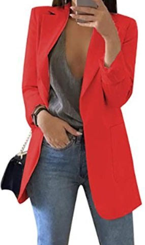 Eleganter und stilvoller langer Blazer für Damen - Cleena