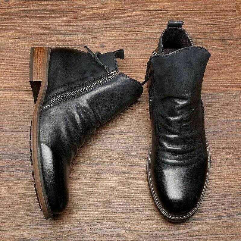 Vanduro – Lederstiefel für Herren, rutschfest und bequem – für jede Jahreszeit