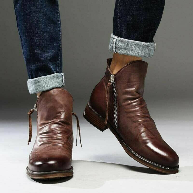 Vanduro – Lederstiefel für Herren, rutschfest und bequem – für jede Jahreszeit