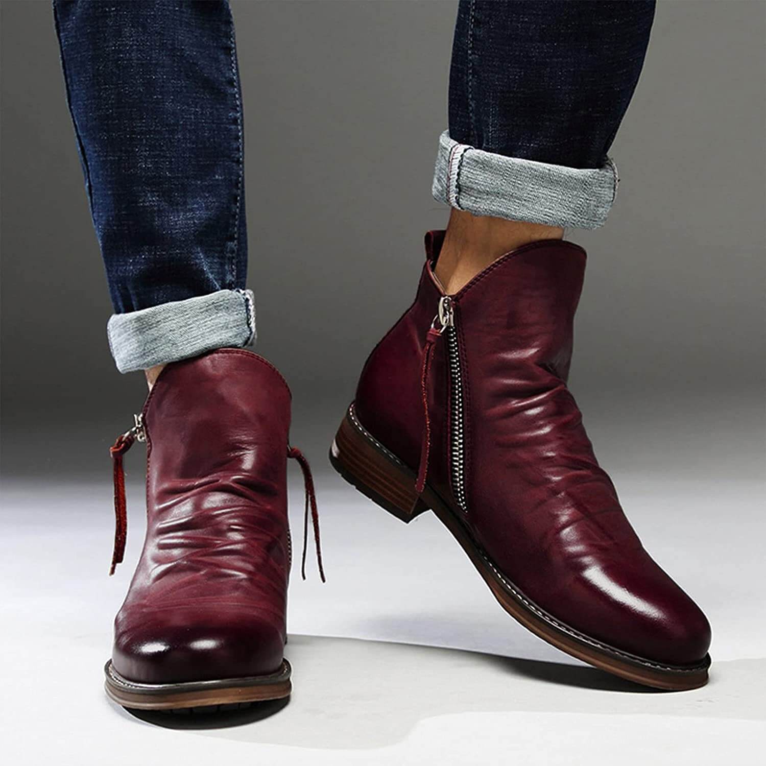 Vanduro – Lederstiefel für Herren, rutschfest und bequem – für jede Jahreszeit