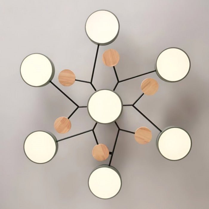 Lampada da soffitto scandinava – Design ramificato, elegante e sostenibile con tecnologia LED