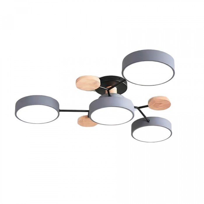 Lampada da soffitto scandinava – Design ramificato, elegante e sostenibile con tecnologia LED