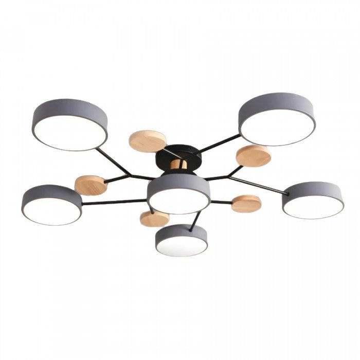 Lampada da soffitto scandinava – Design ramificato, elegante e sostenibile con tecnologia LED